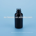 essential oil glass bottle Shiny black